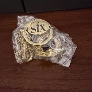 Six Broadway Purple Crown Key Chain